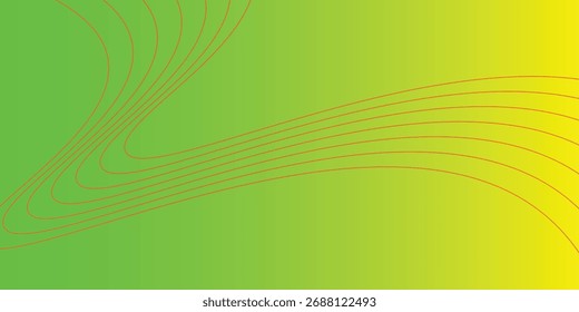Vibrant Neon Gradient Background with Abstract Contour Lines