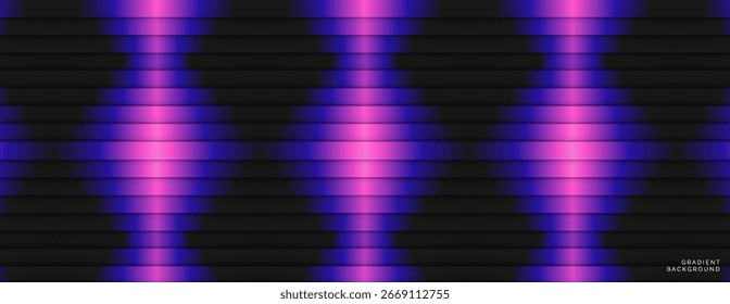Fondo de degradado de neón vibrante con líneas brillantes púrpuras y azules en una superficie oscura y texturizada. Fondo para arte digital, diseños futuristas, de proyectos visuales modernos.