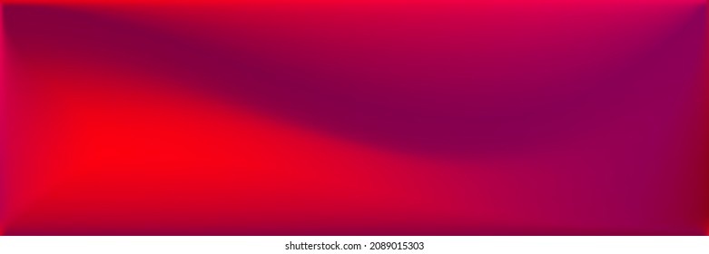 Vibrant Neon Horizontal Lines Backdrop. Blood Red Neon Blurred Texture Illustration. Vivid Rose Color Wavy Gradient Mesh. Dark Blank Wavy Gradient Mesh. Bright Dark Blank Original Background.