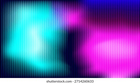 Vibrant Neon Striped Gradient Background.