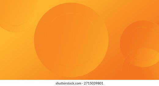 Fondo Abstractas Naranja Vibrante Con Formas Circulares Para La Marca Moderna Y Medios Digitales