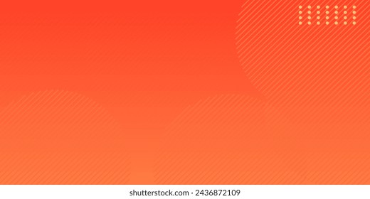 Vibrant orange abstract background with fluid shapes and dotted pattern cover vector abstract