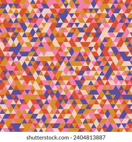 Vibrant Orange Abstract Circle Patterns