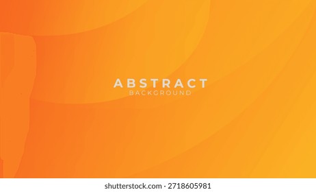Vibrant orange abstract vector background with soft fluid wave shapes and modern professional gradient aesthetic.
