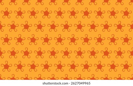 Vibrant orange and burnt orange repeating geometric pattern.  Perfect for textile design, website backgrounds, or any project needing a bold, playful aesthetic.