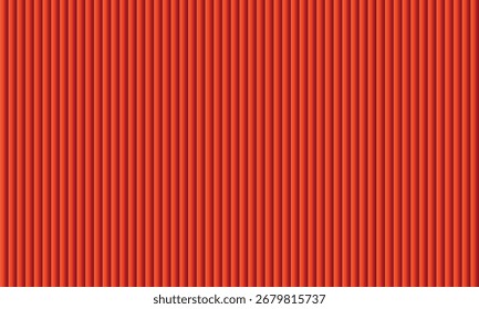 Textura de fondo Abstractas de patrón de Vertical de superficie corrugada naranja vibrante