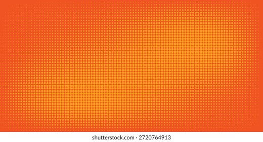 Fondo vibrante de textura de punto semitono naranja para diseño, publicidad y uso de Web eps10