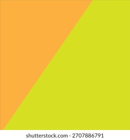 Vibrante diagonal naranja y verde lima