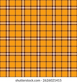 Vibrant orange plaid pattern.  Perfect for textile design, apparel, or website backgrounds. This classic yet modern design evokes feelings of warmth, comfort, and style.