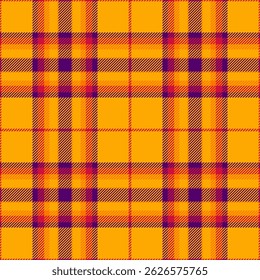 Vibrante patrón de cuadros naranja y púrpura.  Perfecto para diseños otoñales, proyectos textiles o para agregar un elemento atrevido y texturizado a cualquier gráfico. Esta repetición sin fisuras ofrece infinitas posibilidades creativas.