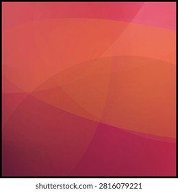 Vibrant orange and red abstract geometric shapes background design