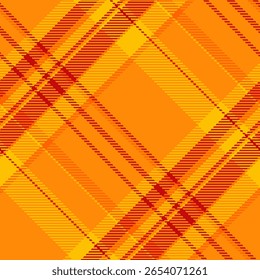 Vibrant orange and red plaid pattern.  Perfect for autumnal designs, textile prints, or website backgrounds.