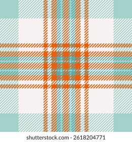 Vibrante patrón de cuadros naranja y verde azulado.  Perfecto para el diseño textil, Fondo de pantalla, moda, o fondos de Sitio web.