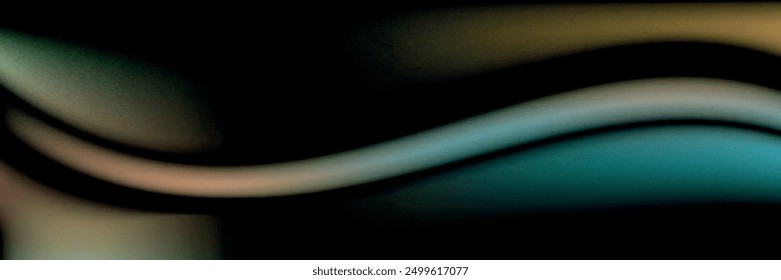 Vibrant orange teal white psychedelic grainy gradient color flow wave on black background, music cover dance party poster design	