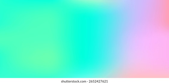 Vibrant pastel gradient with aqua, pink, and lavender tones. Smooth, dreamy abstract background ideal for futuristic, playful, or tech-themed designs.
