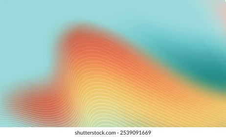 Vibrante fondo degradado pastel con líneas fluidas y colores suaves, creando un diseño moderno y artístico.
