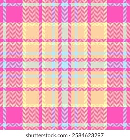 Vibrant pastel plaid pattern.  Perfect for textile design, fashion, website backgrounds, and scrapbooking. This cheerful, herringbonewoven texture evokes feelings of joy and springtime.