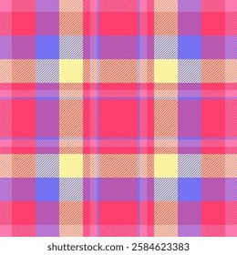 Vibrant pastel plaid pattern. Perfect for textile design, fashion, wallpaper, and scrapbooking. This cheerful, playful design evokes feelings of joy and springtime.