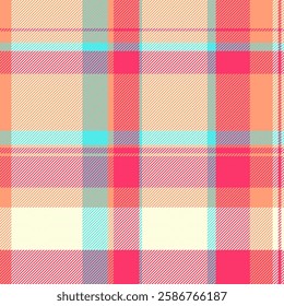 Vibrant pastel plaid pattern.  Perfect for textile design, fashion, website backgrounds, or packaging. This cheerful and modern design evokes feelings of spring and optimism.