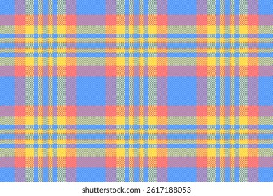 Vibrant pastel plaid pattern.  Perfect for textile design, website backgrounds, or cheerful branding.  This cheerful, seamless texture evokes feelings of joy and springtime.