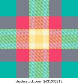 Vibrant pastel plaid pattern.  Perfect for textile design, fashion, home decor, and website backgrounds. This cheerful, modern design evokes feelings of spring and optimism.