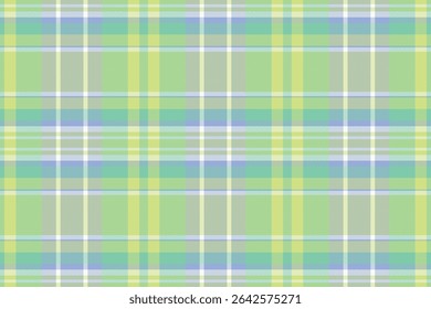 Vibrant pastel plaid pattern.  Perfect for textile design, website backgrounds, or springthemed projects.  This cheerful, repeating texture evokes feelings of freshness and optimism.