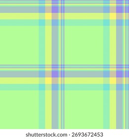 Vibrant pastel plaid pattern. A seamless texture, perfect for backgrounds, textiles, or adding a colorful, cheerful touch to any project. Fresh  versatile.