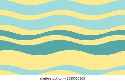 Vibrant pastel wave pattern. Perfect for website backgrounds, textile designs, or summerthemed projects.