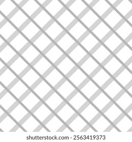 A vibrant pattern featuring diagonal lines intersecting with lighter orange lines on a white background, creating a dynamic and modern checkered grid design perfect for textiles, wallpaper