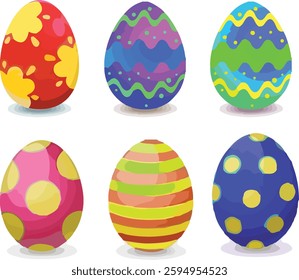 Vibrant Patterned Easter Eggs – Fun Festive Spring Collection