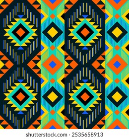 With vibrant patterns rooted in Native culture, this fabric merges heritage with modern aesthetics, perfect for home décor and fashion.