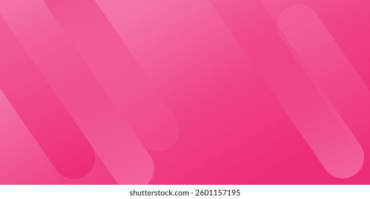 Vibrant pink abstract background with diagonal gradient shapes. Modern and stylish design for branding, web, marketing, social media, and creative projects