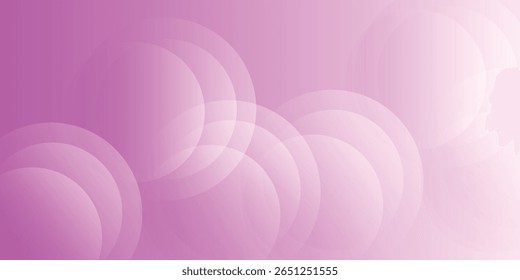 Fondo Abstractas rosa vibrante con degradado y superposiciones circulares