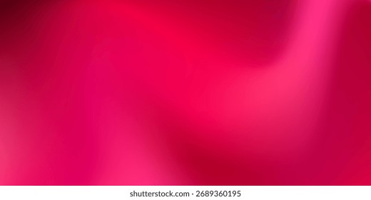 A vibrant pink abstract background with smooth gradient waves and soft lighting, perfect for modern design, posters, or digital art.