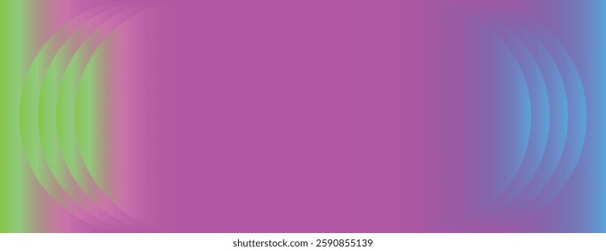 Vibrant pink background with gradient hues of green and blue. The background features a smooth, colorful texture with pink dominating. Minimal abstract gradient graphic vector background 