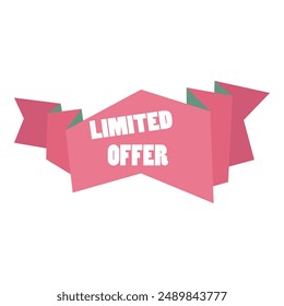 A vibrant pink banner prominently displaying the words Limited Offer in bold lettering.