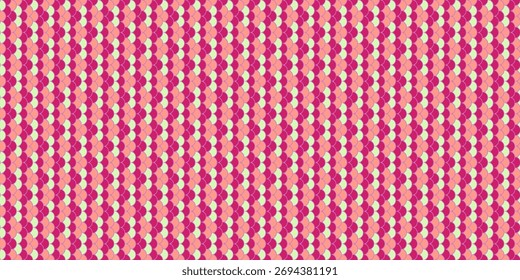 Vibrant pink and cream repeating pattern.  Perfect for textiles, wallpapers, or website backgrounds.