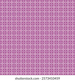 Vibrant Pink Geometric Pattern with Retro Squares and Circles