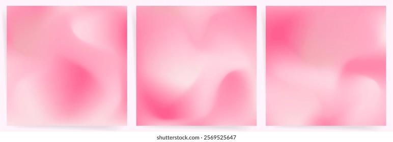 Vibrant Pink Gradient. Intense Romantic Tones with Bold Flow and Smooth Texture. Dynamic Abstract Design for Modern Projects.