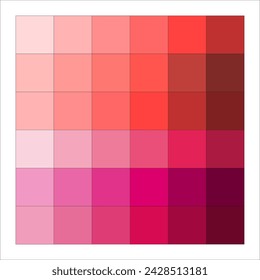 Vibrant pink gradient squares. Seamless geometric pattern. Modern digital background. Vector illustration. EPS 10.