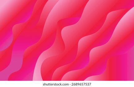 Vector de fondo Abstractas ondulado degradado rosa vibrante.