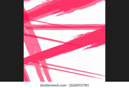 Líneas de rejilla rosadas vibrantes en la textura artística blanca