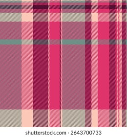 Levendig roze en mauve plaid patroon.  Perfect voor textiel ontwerp, mode, of website achtergronden.