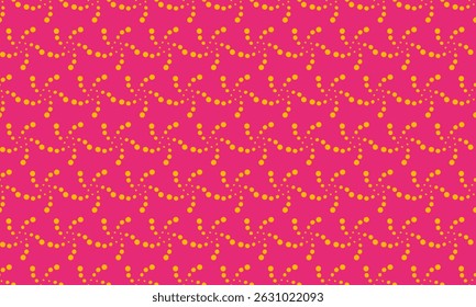 Vibrant pink and orange repeating pattern.  Perfect for textile design, website backgrounds, or playful branding.  This geometric, abstract design offers a sense of movement and energy.