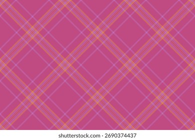 Patrón inconsútil a cuadros de color rosa vibrante. Textura de tela festiva y clásica ideal para moda, diseño textil, fondos o papel de regalo. Perfecto para diseños modernos.