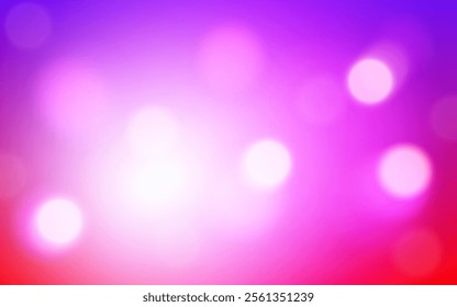 Vibrant Pink and Purple Bokeh Background. Soft Dreamy Glow with Radiant Color Blends, Background decoration