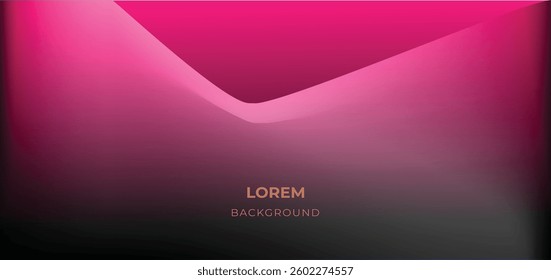 Vibrant pink and purple gradient background with a sleek, modern curve design. Perfect for tech, fashion, or creative projects. Abstract, bold, and visually striking concept.