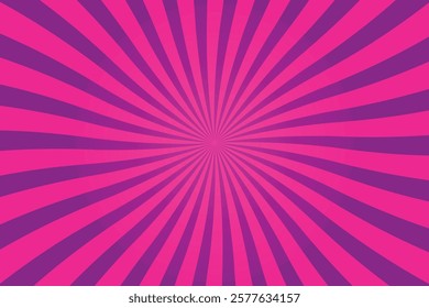 Vibrant Pink and Purple Sunburst Background
