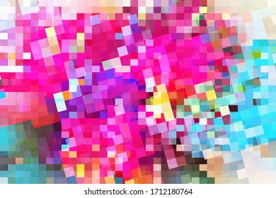 Fondo colorido abstracto, fondo de mosaico