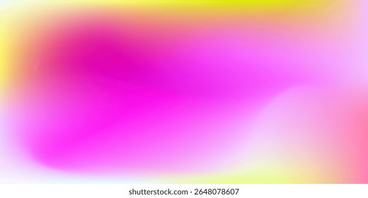Fundo de gradiente abstrato rosa vibrante e amarelo com mistura suave e suave. Perfeito para criar designs, temas de moda, papel de parede digital e visuais de arte moderna .